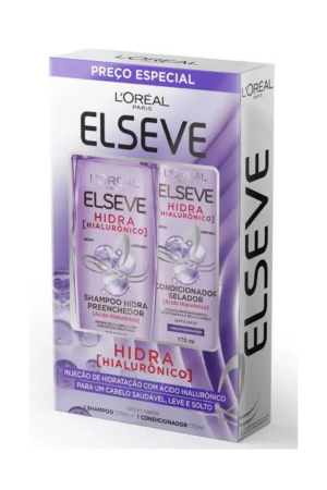 Kit Elseve Hidra Hialurônico Shampoo 375ml + Condicionador 170ml