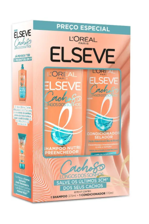 Shampoo e Condicionador Cachos Longos dos Sonhos Elseve