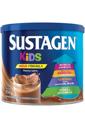 Sustagen Kids Complemento Alimentar Sabor Chocolate - Lata 350G