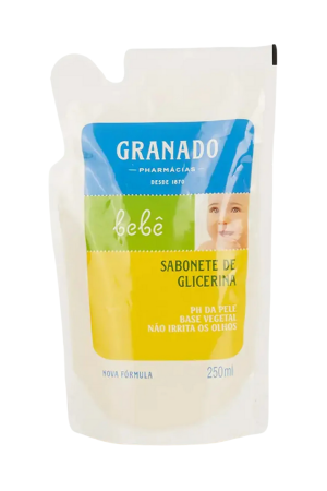 Refil Sabonete Líquido de Glicerina Granado Bebê Tradicional 250ml