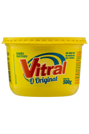 SABÃO EM PASTA VITRAL POTE 500G